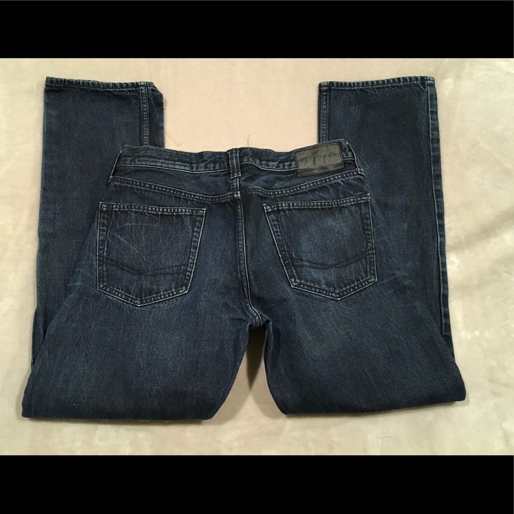 BULLHEAD BLACK Dark-Wash Flare Womens Jeans S5R